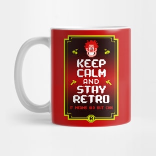 Keep Calm And Stay Retro Mug